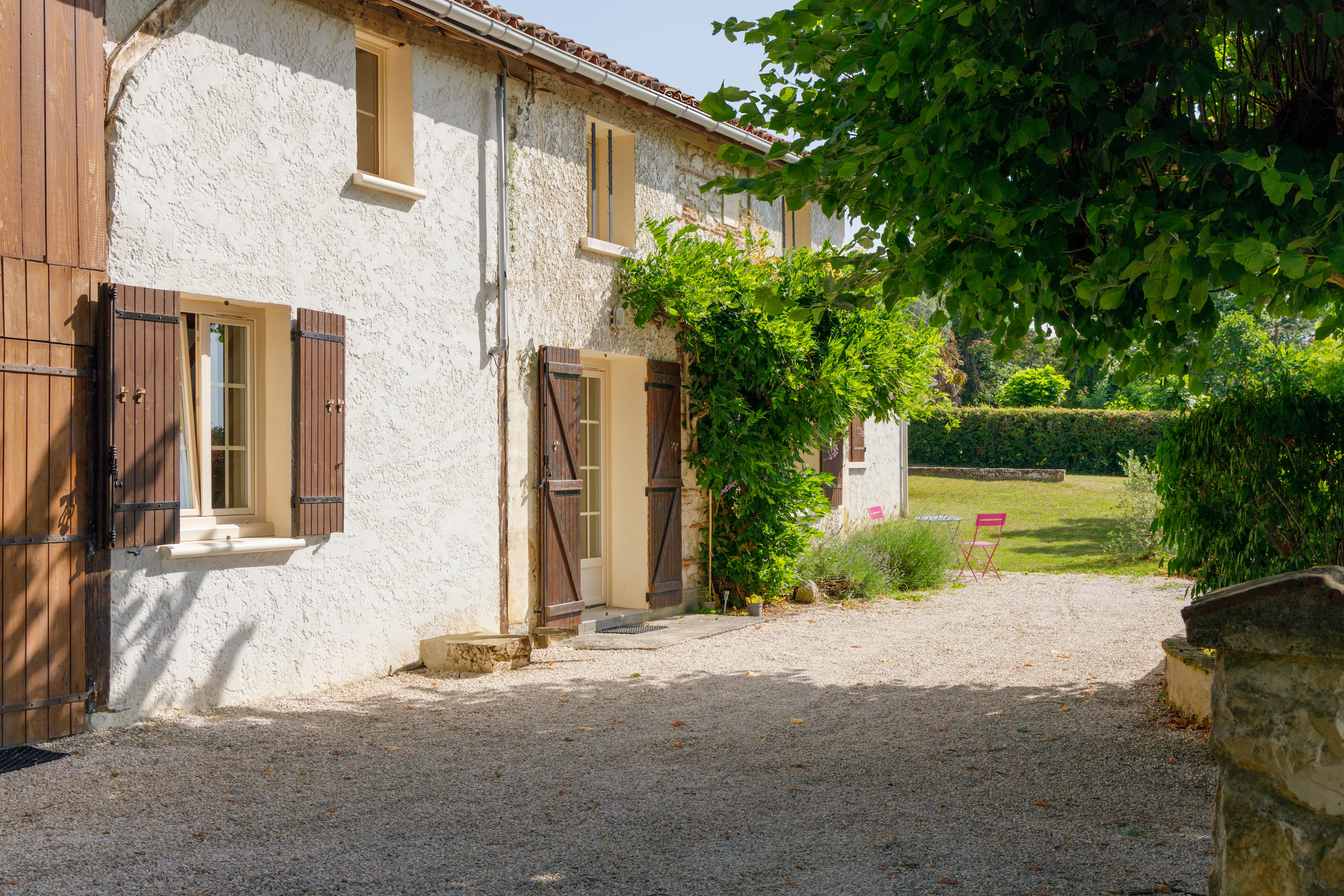 Façade avant du gîte